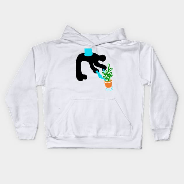 plant Kids Hoodie by Angel Rivas